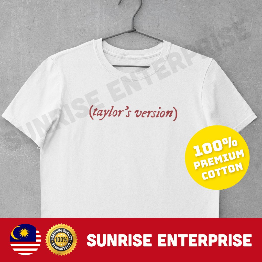 PREMIUM COTTON Taylor's Version T-Shirt Taylor Swift Merch Swiftie (UNISEX)