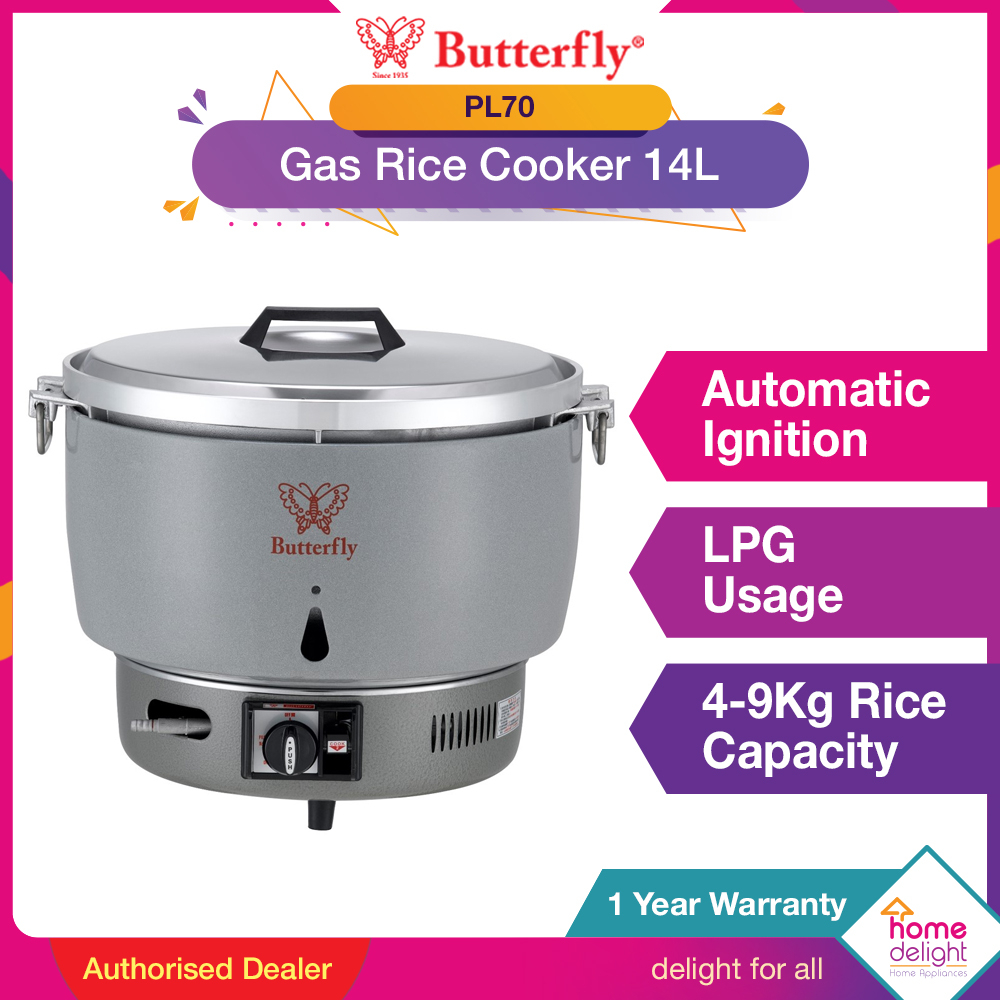 Butterfly Commercial Gas Rice Cooker 10L 14L [ PL50 PL50 / PL70 PL70