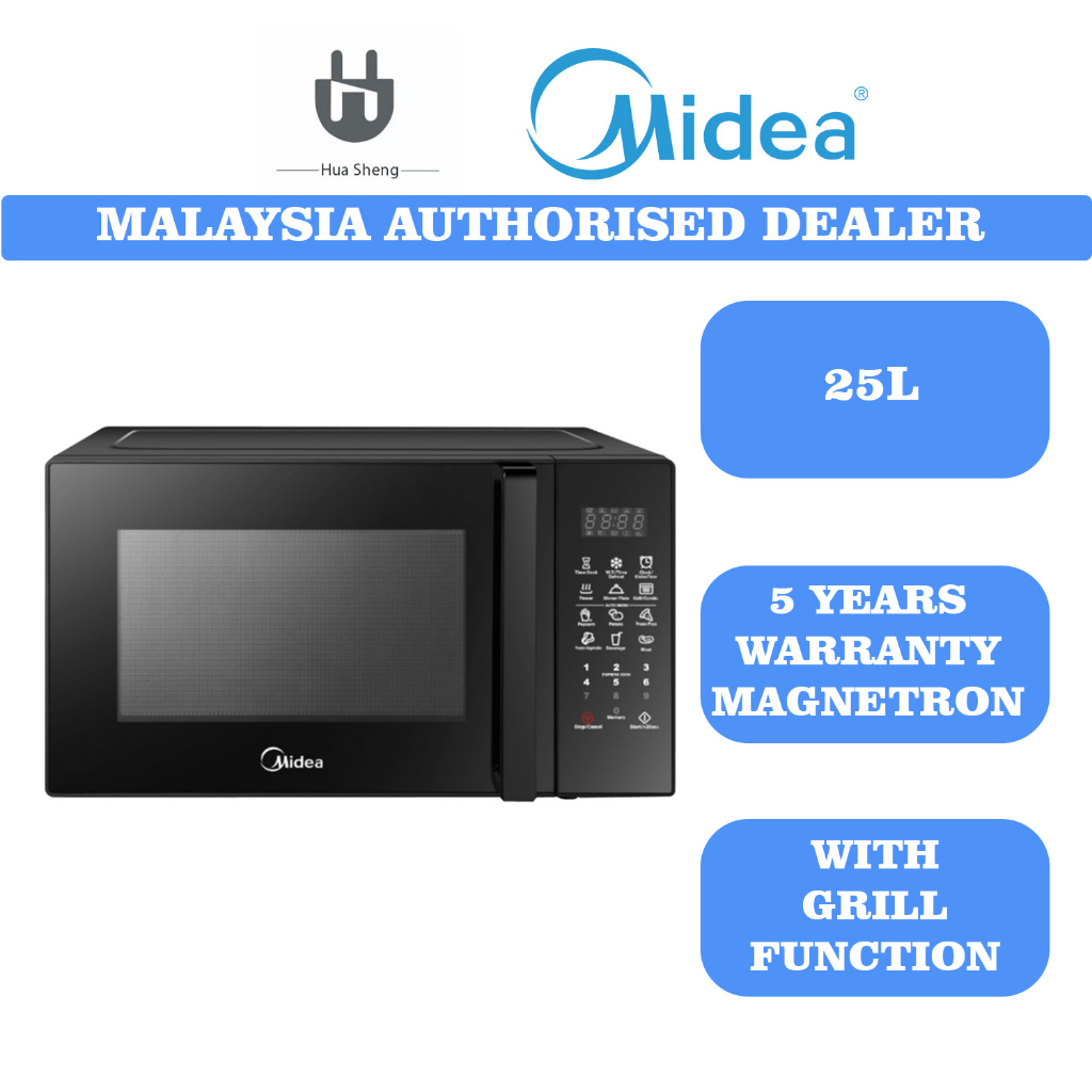 Midea Microwave Oven With Grill Function (25L) MMO-EG925EXX