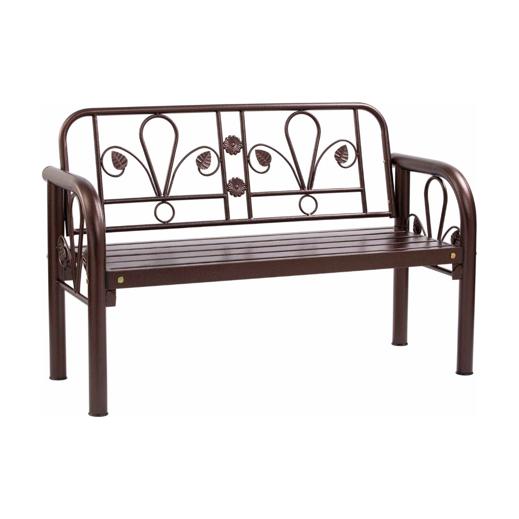 DATSUN 2 Seater Bench Stool Garden Bench Outdoor Bench Metal Bench