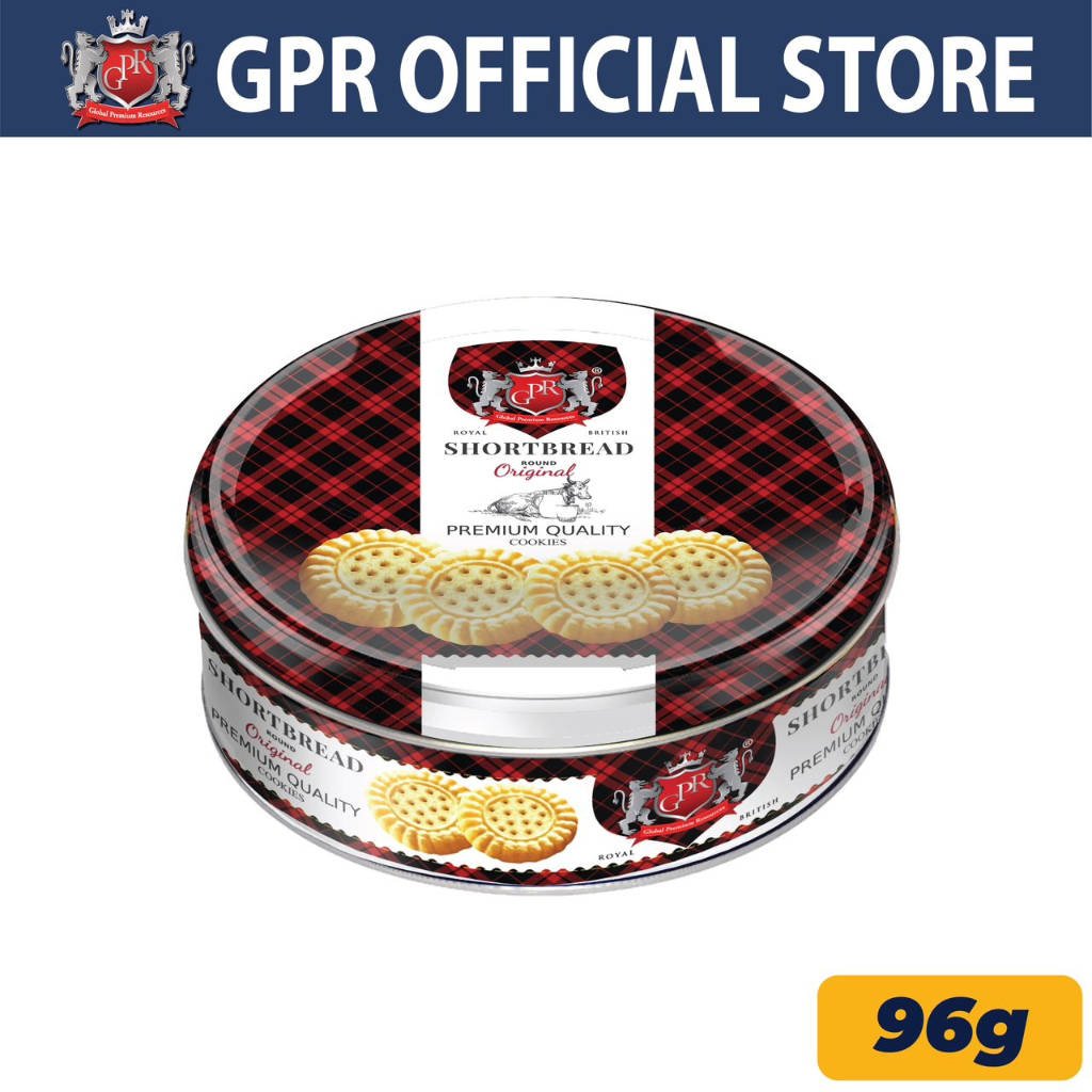 GPR Shortbread Original Flavor Tin (96g) Wedding Shopee Malaysia