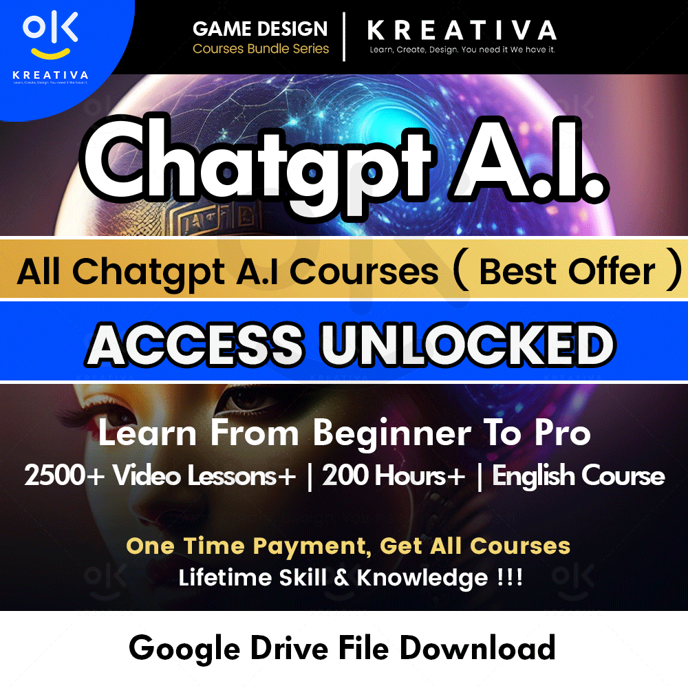 [150+ Video Courses Bundle] 2000+ Video Lessons ! Chatgpt Courses All Access Unlocked ! Learn Chatgpt Vip Courses Bundle