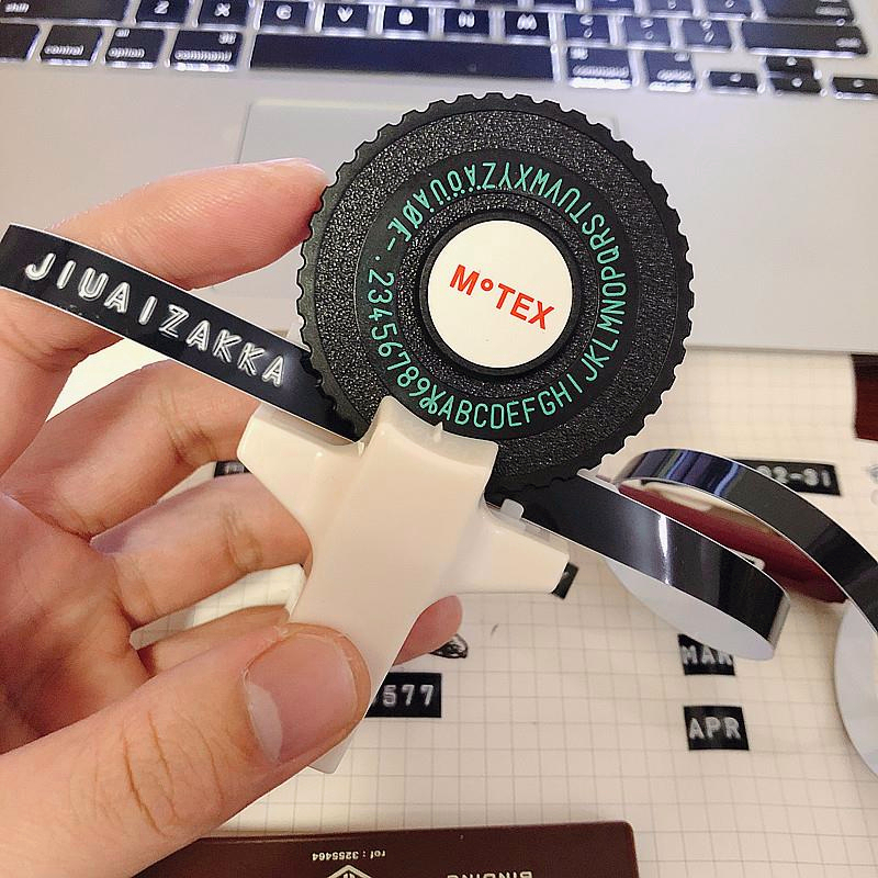 1PCS LABEL MAKER With 1 Roll Tapes For DYMO MOTEX CIDY 3D Label Maker