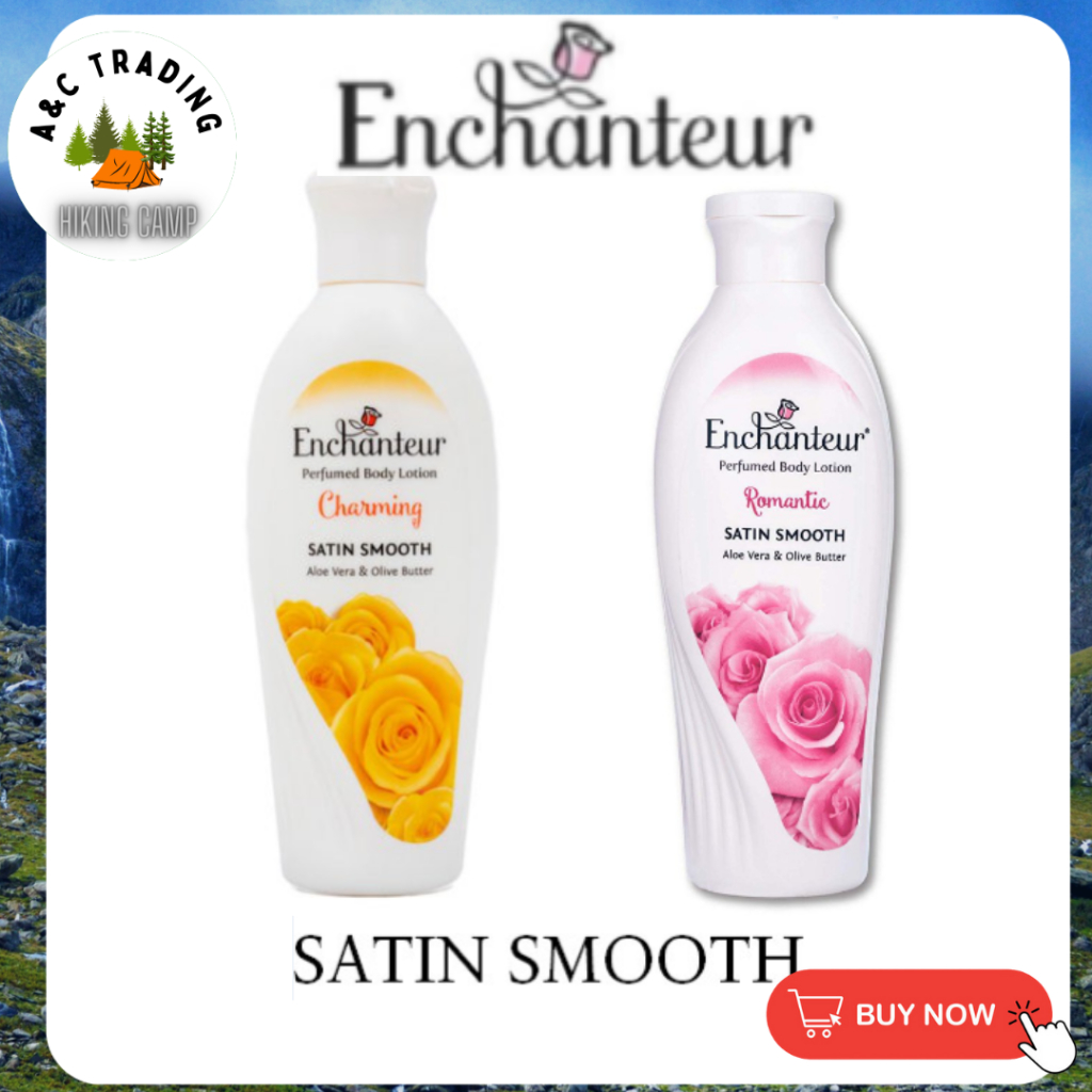 Enchanteur Losyen Badan 100 ML Satin Smooth Body Lotion 100ml Charming