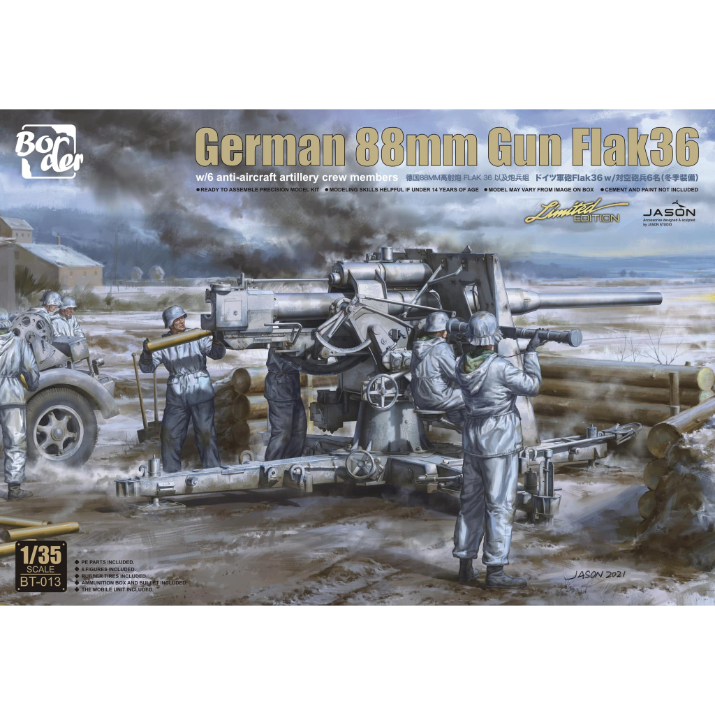 Border Model 1/35 German 88mm Gun Flak36 ( Limited Edition)