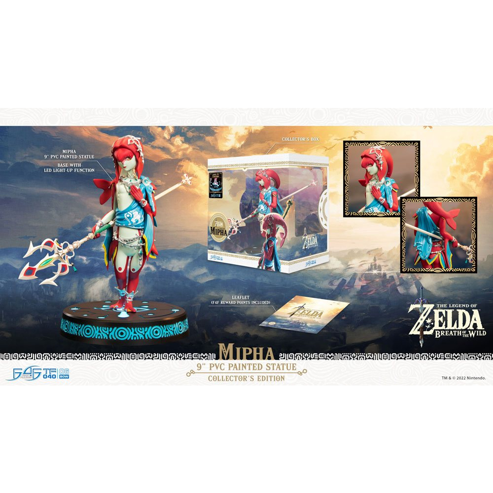 [Ready Stock] First 4 Figures - The Legend of Zelda: Breath of the Wild Mipha Collector's Edition PVC Statue