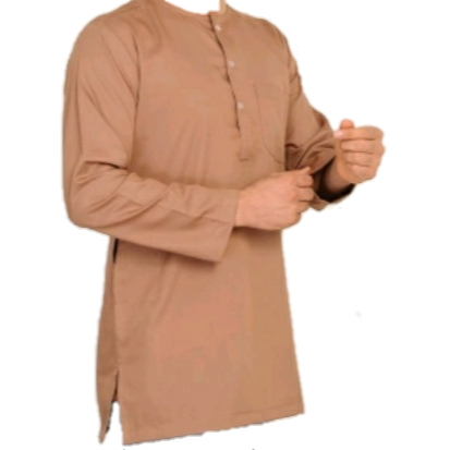 Kurta Lelaki Dewasa (TANPA KOLAR) - Material Cotton