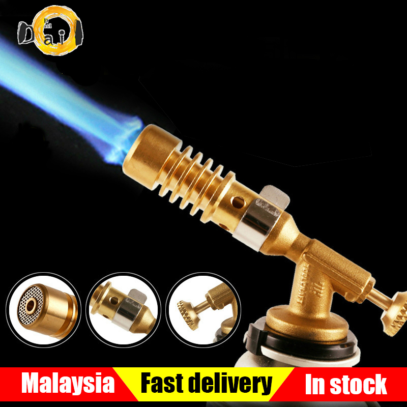 Welding Torch Portable Gas Torch Flame Gun High Temperature Brass Mapp Gas Burner Torch Brazing Solder