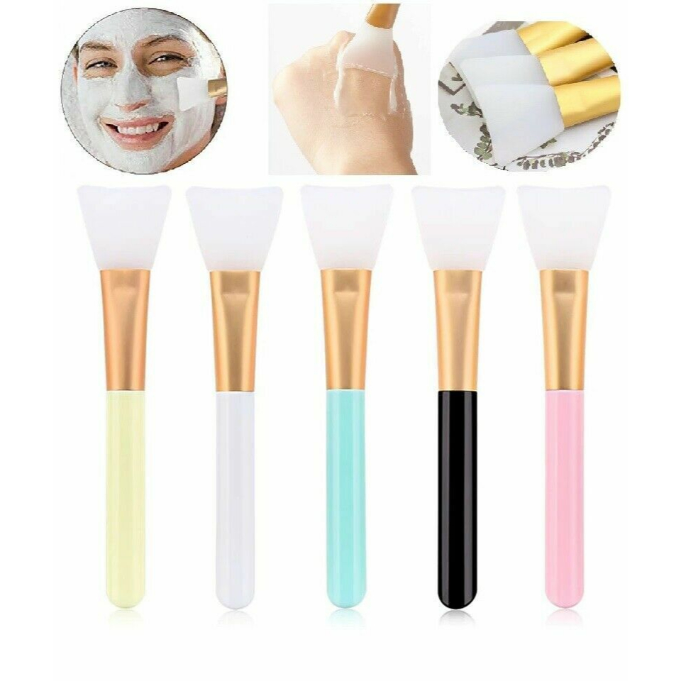 Silicone Facial Hair Mask Soft Brush Spatula Mud DIY Face Tool Silicone Mixing Beauty Skin Care Makeup Easy Wash
