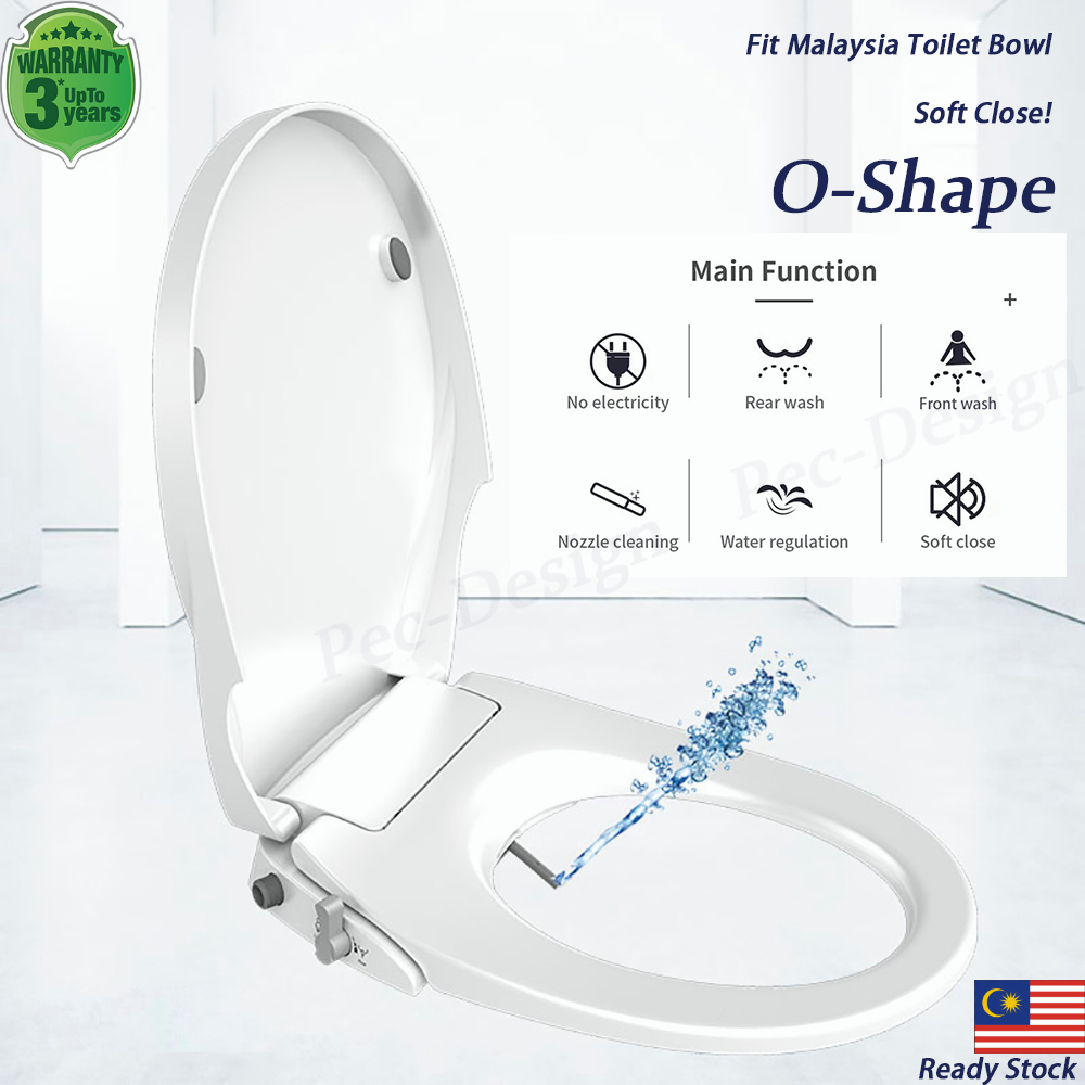 Soft Close Bidet Toilet Seat Non Electric Elongated Toilet Seat Toilet