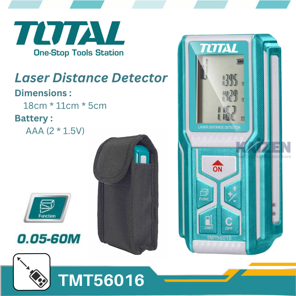 TOTAL TMT56016 Laser Distance Detector 60M Shopee Malaysia
