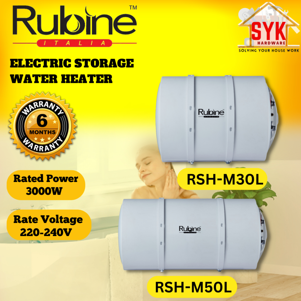 SYK Rubine RSHM30L RSHM50L Electric Storage Water Heater Bathroom