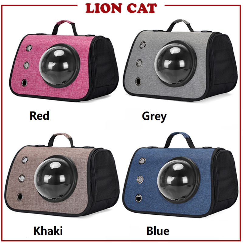 Pet Dog Cat Carrier Bag Travel Essentials Fashion Bag Foldable Portable Beg Kucing