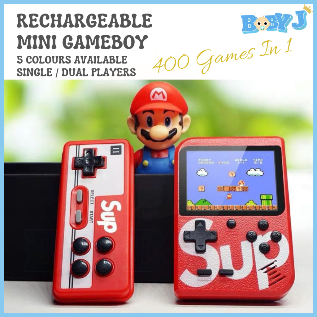 Retro Mini SUP 400 in 1 SUP Gameboy Console with Rechargeable Battery Konsol Permainan Tangan 掌上游戏机