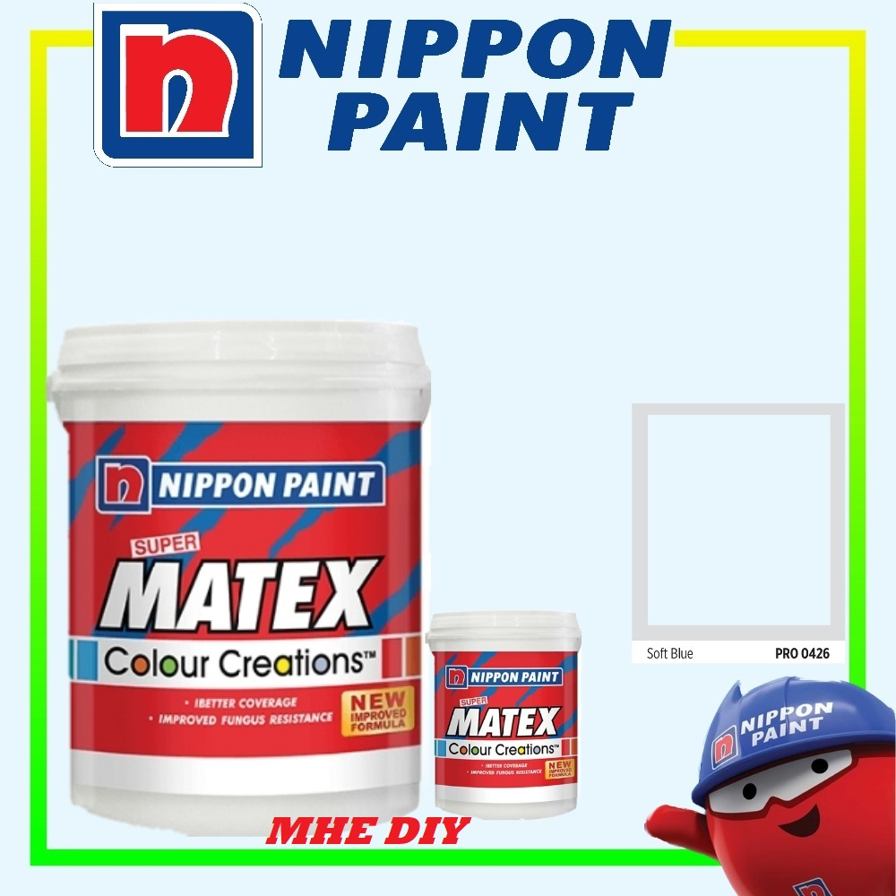 NIPPON PAINT 1L PRO 0426 SOFT BLUE Shopee Malaysia