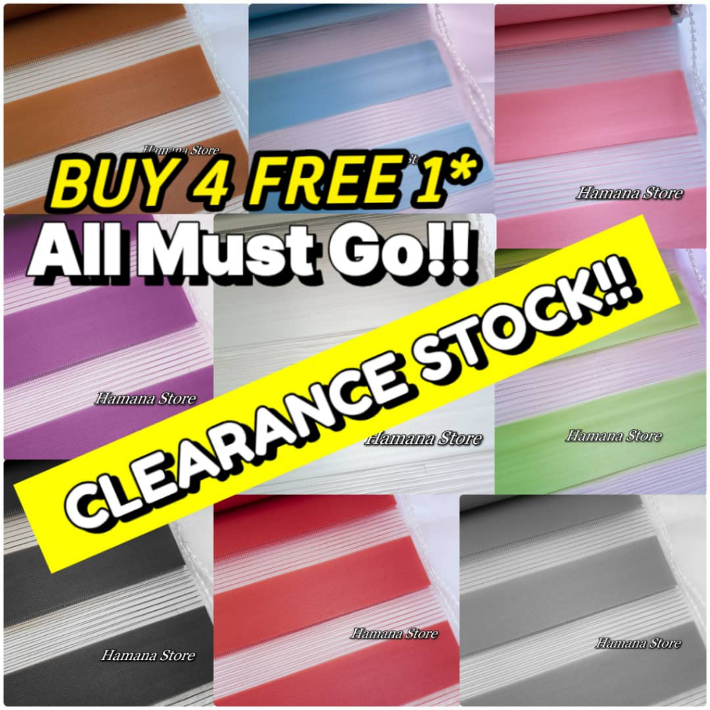 [CLEARANCE SALE] Zebra Blinds Zebra Blind Bidai tingkap Window Blind
