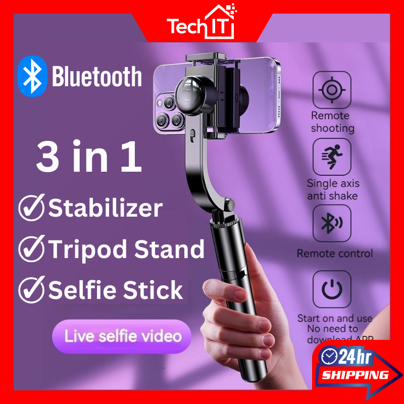 Selfie Stick Tripod 3 in 1 Gimbal Stabilizer For Phone Stabilizer