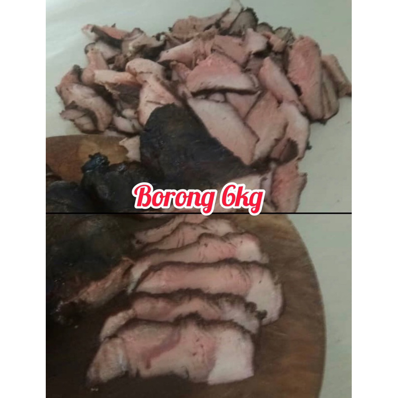 BORONG murah 1kg Daging Salai Smoked Beef (Siap Dipotong)