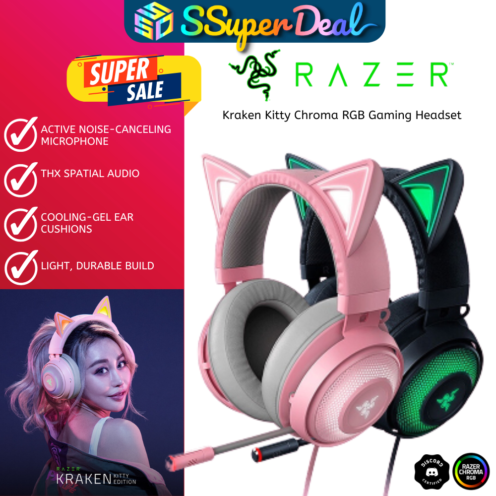 Razer Kraken Kitty Rgb Usb Gaming Headset Shopee Malaysia 5851