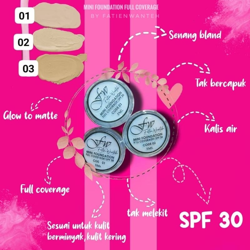 Foundation FatinWanteh 5ml