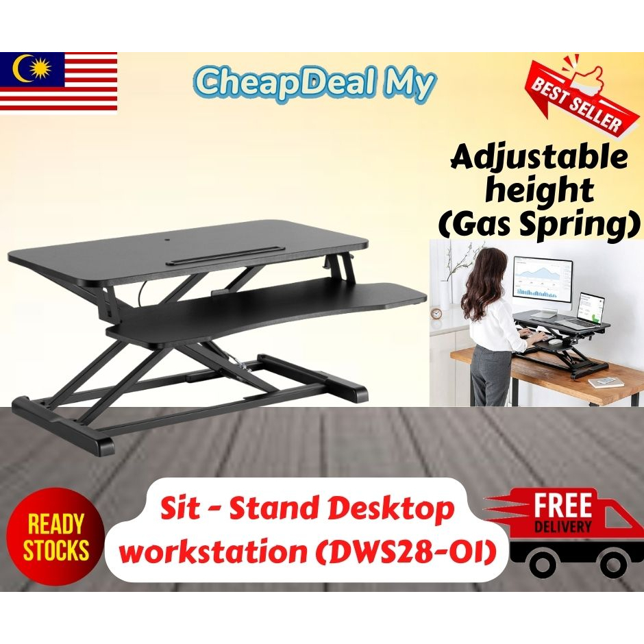 Brateck DWS2801 SitStand Desktop Workstation Adjustable Standing Desk