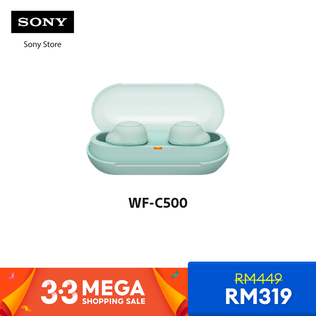 [3.3 Sales] Sony WFC500 Bluetooth Earphones Casual Headphones Earbuds
