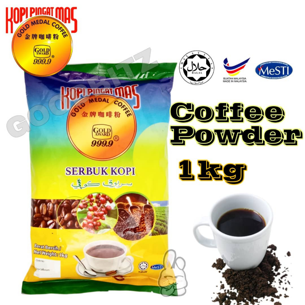 Gold Medal Coffee Powder 1kg (Kopi Pingat Mas Serbuk Kopi金牌咖啡粉)HALAL ...