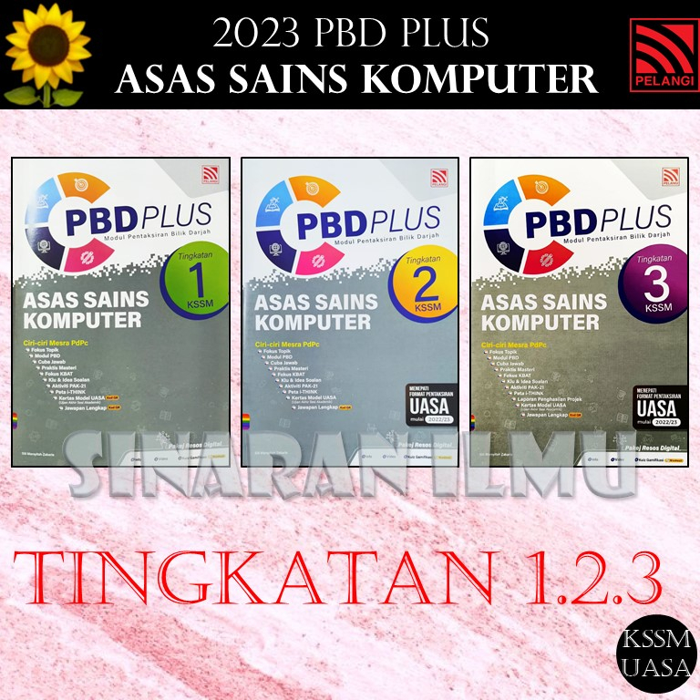 Buy (SI)2023 PBD PLUS ASAS SAINS KOMPUTER UASA TINGKATAN 1.2.3 ASK KSSM