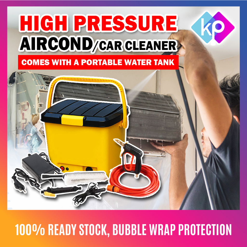 FULL SET PORTABLE HIGH PRESSURE WASHER SERVICE AIRCOND CAR CLEANER