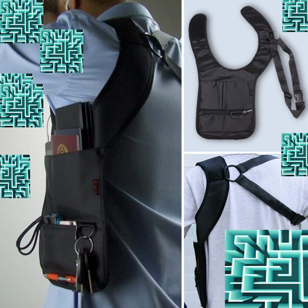 bakus beg bahu jenis silang siasatan polis pelbagai fungsi berpoket bag original rr114gh21