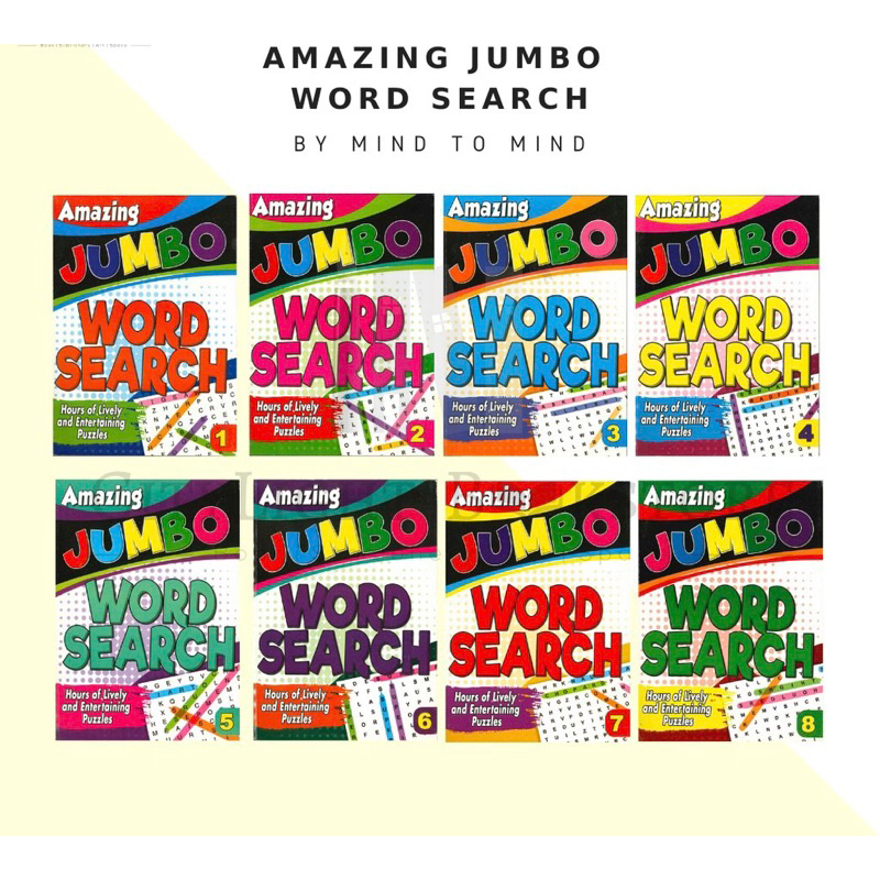 AMAZING JUMBO WORD SEARCH