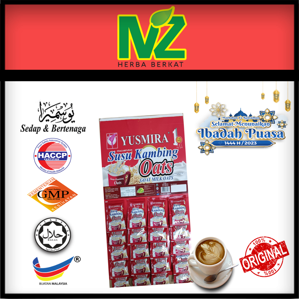 Ramadhan Special Yusmira Susu Kambing Oats Papan Combo Nutico Oat 1KG