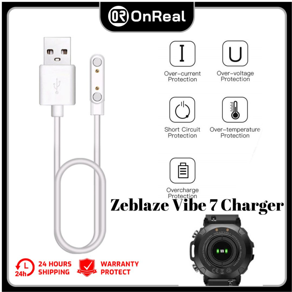 OnReal Zeblaze Vibe 7 Smart Watch Charger Cable Universal USB