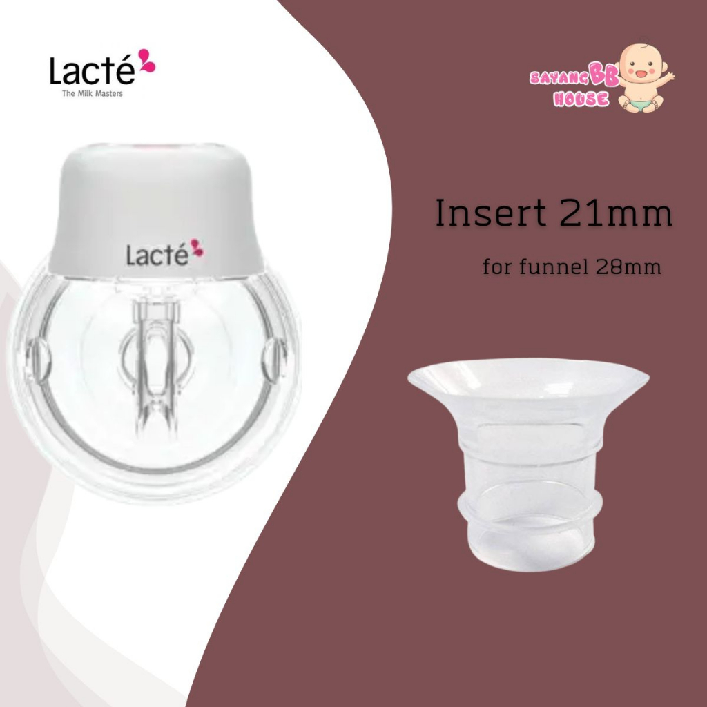 21mm Insert for 28mm silicone funnel Lacte Nova Wearable Breast Pump