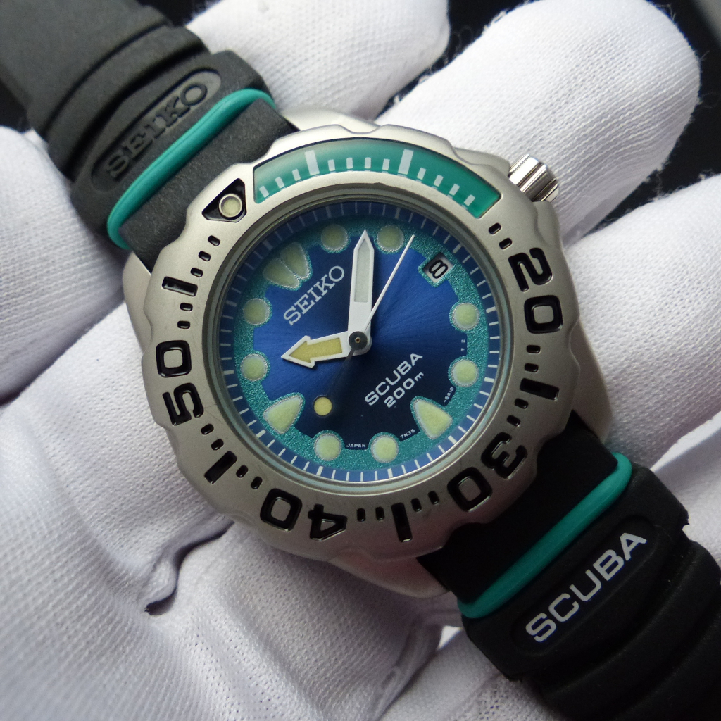 Seiko SBBC031 SCUBA Air Diver's 200 meters watch, with Seiko 7N35 quartz  movement | Shopee Malaysia