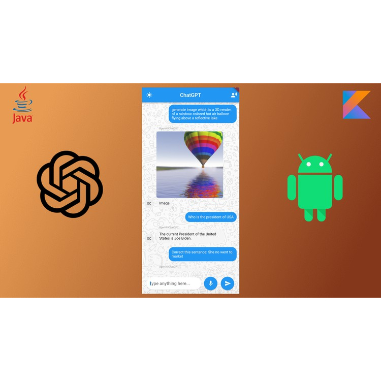 🔥COURSE🔥[Udemy] ChatGPT & Android: Build Chatbots for Android (Java/Kotlin)