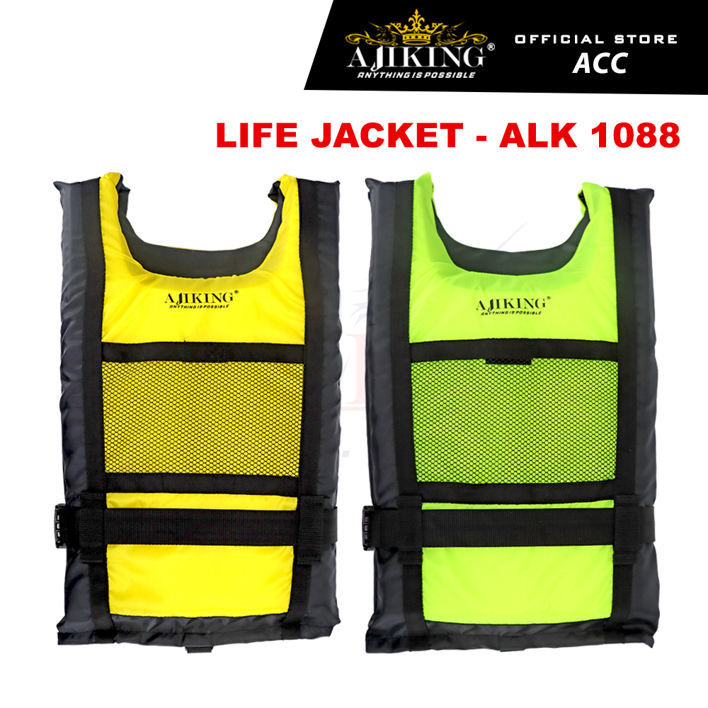 Ajiking Life Jacket ALK 1088 Adult Swim Vests Outdoor Watersport Safety