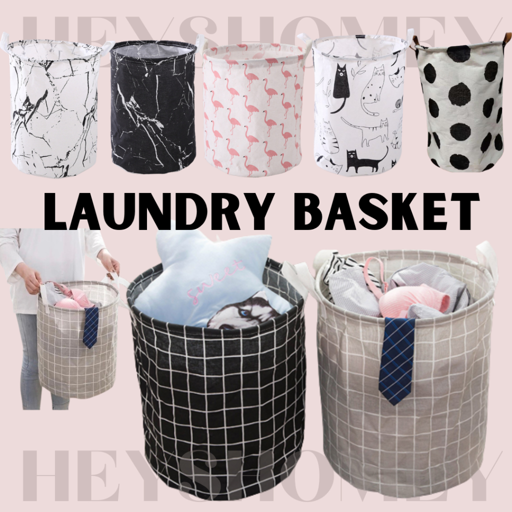 HeysHomey Foldable Laundry Basket Storage Box Waterproof Large Bag Dirty Clothes Big Laundry Basket