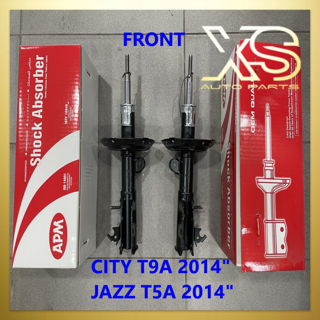 ( 100 ORIGINAL APM ) ABSORBER HONDA CITY 2014 GM6 T9A FRONT RH LH GAS