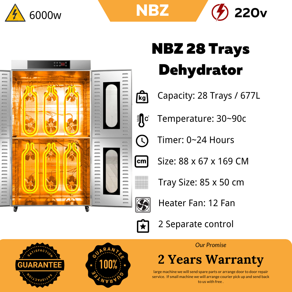 NBZ 28 Trays Food Dehydrator Machine food dryer 28-Tier dehydrator dehydrated Mesin pengering makanan 风干机