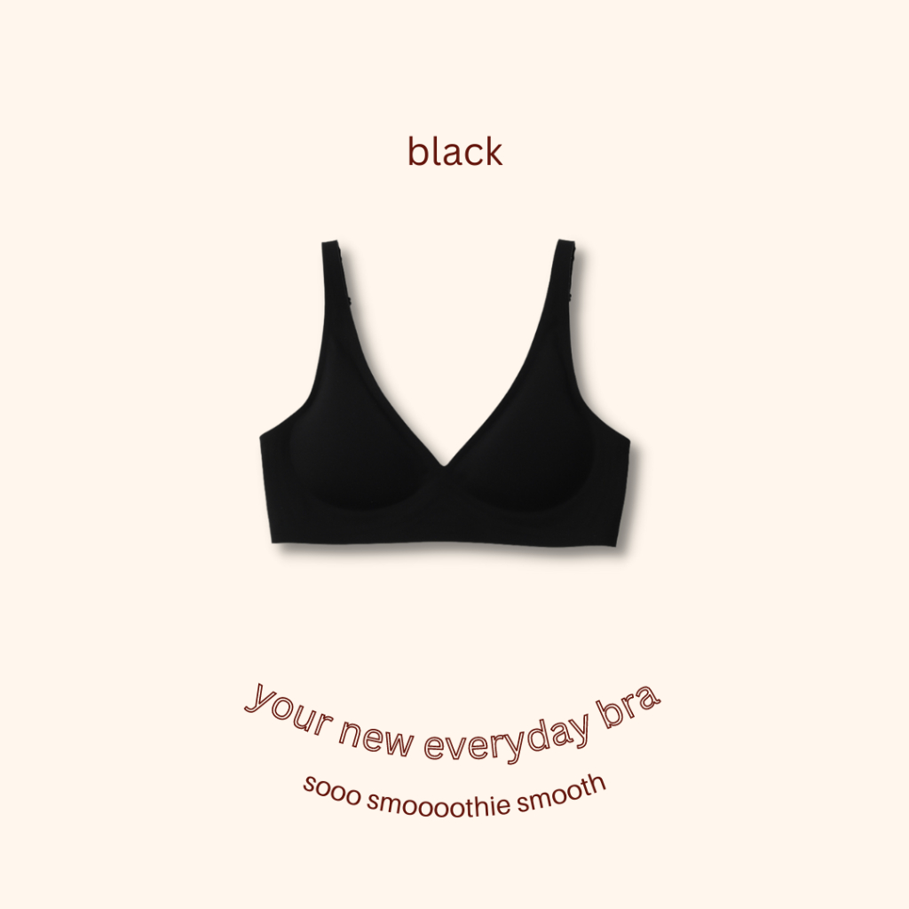 So Lingerie Smoothie Bralette Black