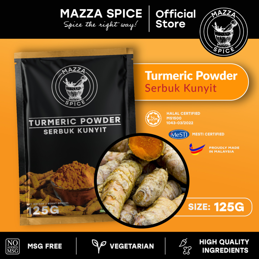 Mazza Spice Turmeric Powder / Serbuk Kunyit