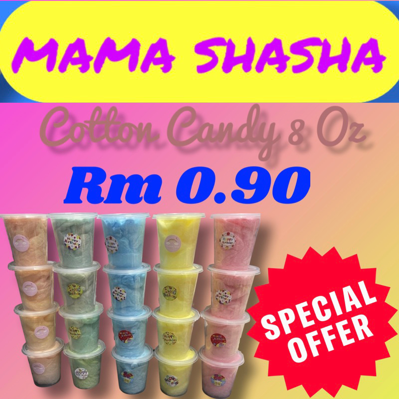 Gula kapas /Cotton Candy Doorgift/goodies 2024 Kahwin/Aqiqah /Hari jadi& Any even tbajet murah mama shasha