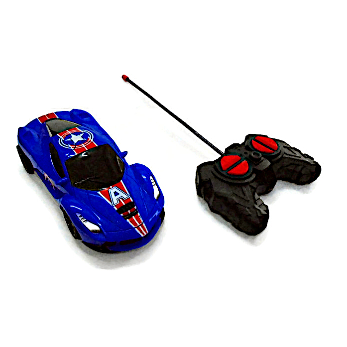 124 Scale Remote Control Alliance Super Hero Car ( Blue Color