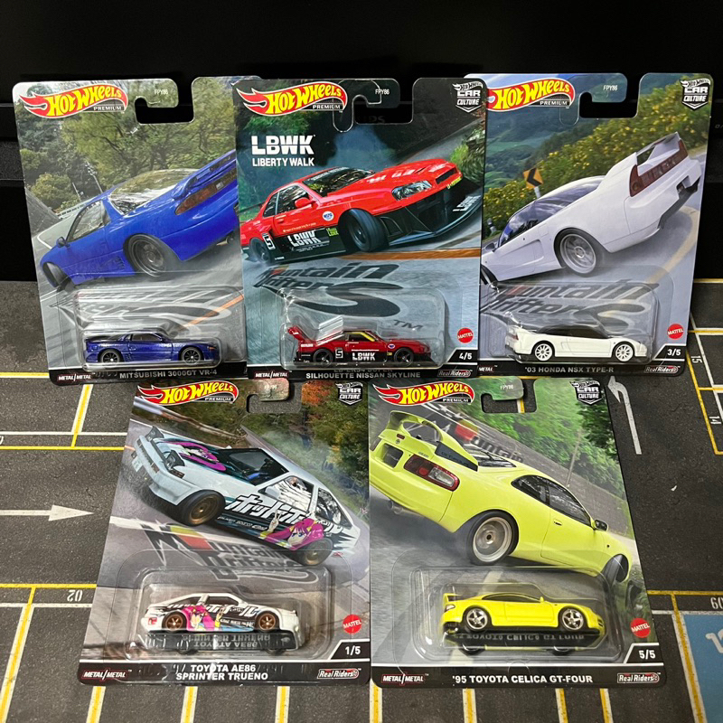 Hot Wheels Mountain Drifters Set of 5 Shopee Malaysia