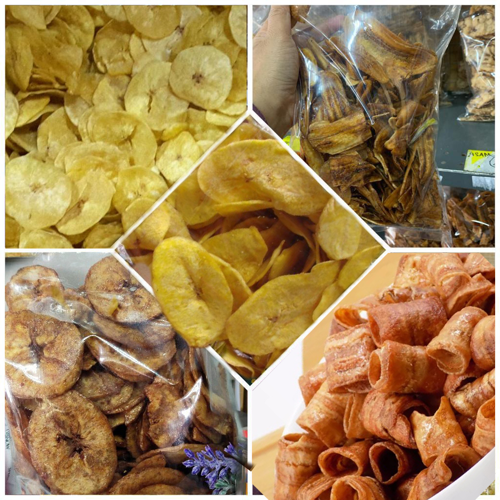 Kerepek Pisang Tanduk 500g Murah Bulat Panjang Serong Sedap Rangup Masin Manis Gulung Viral Homemade Banana Chips