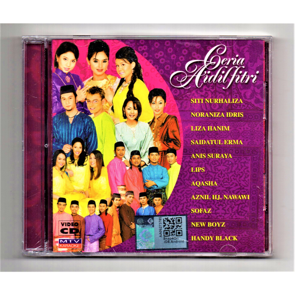 Ceria Aidifitri ( Hari Raya MTV Karaoke 2 VCD ) [ Siti Nurhaliza Noraniza Idris Liza Hanim Anis Suraya Lips Aqasha ]