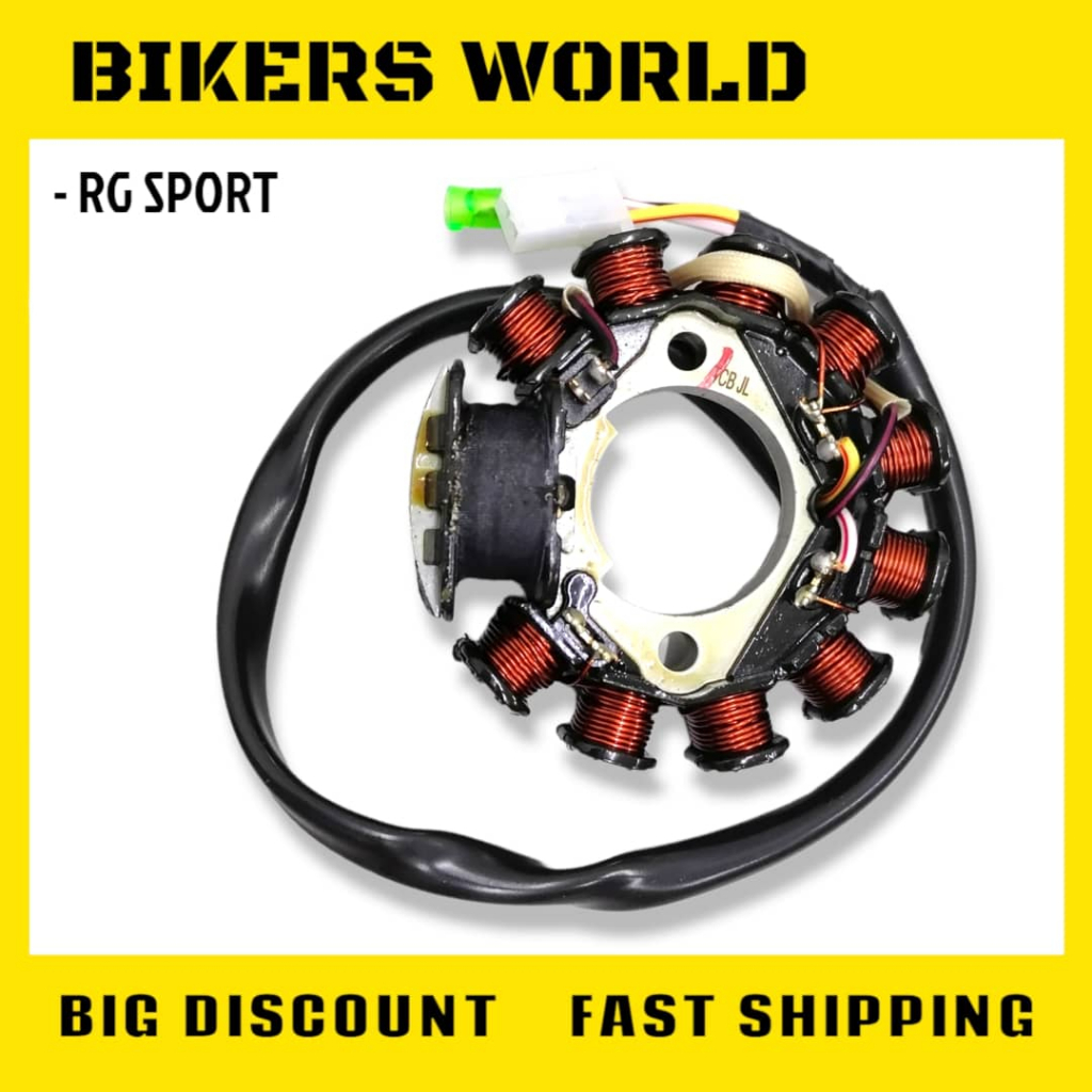 SUZUKI RG SPORT RGS RG110 RG S COIL FUEL COIL ASSY STATOR KOIL