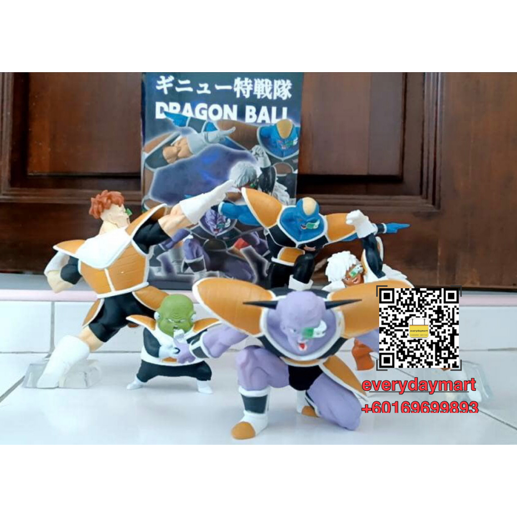 DRAGON BALLFRIEZA FORCE GINYU FORCE 5⃣️ IN 1⃣️ACTION FIGURE TOYS STATUES七龙珠基纽特战队弗利萨军团手办模型