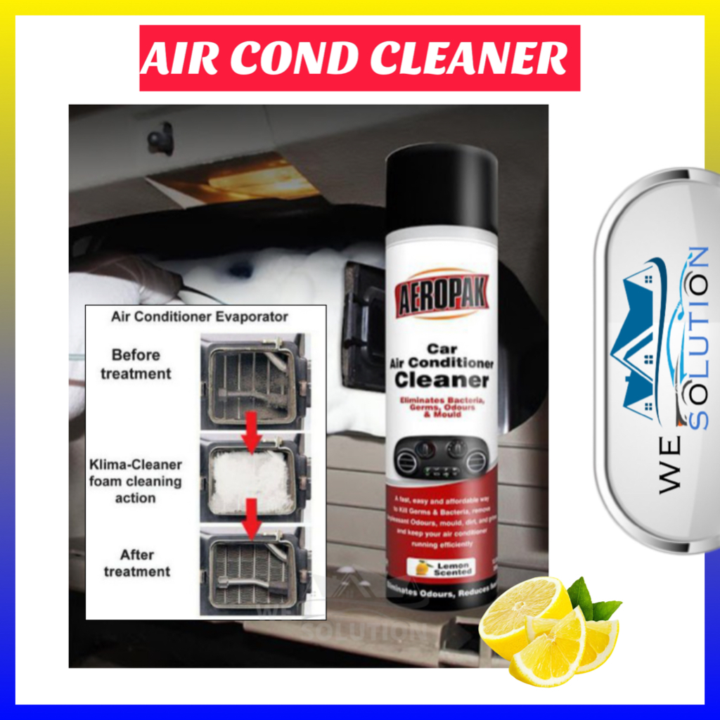 [WS] AEROPAK Car Air Conditioner Cleaner 500ML Spray Air Car Conditioner Cleaner Pencuci Cooling